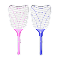 电蚊拍 三层密网大号家用强力灭蚊拍带灯18650锂电池苍蝇拍