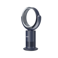 爱家乐无叶风扇空气循环扇家用落地扇遥控台地扇儿童电风扇FS103 蓝灰色