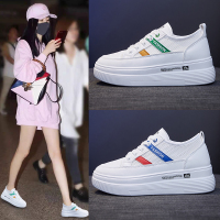 鑫恩尚小白鞋2020新款女鞋内增高厚底松糕鞋女夏季网面透气休闲鞋女百搭