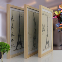 18寸20寸24寸28寸30寸32寸a3创意相框4开8k画框拼图海报框|紫色 中24寸(45*60)厘米