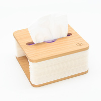 一抽到底纸巾盒风琴抽纸盒创意家用客厅卧室桌面go|枫木白色风琴抽纸盒