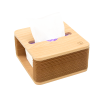 一抽到底纸巾盒风琴抽纸盒创意家用客厅卧室桌面go|枫木棕色风琴抽纸盒