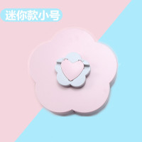 欧式创意多功能双层旋转糖果盒干果糖盒分格带盖花瓣果盘结婚零食|北欧粉加厚迷你小号单层