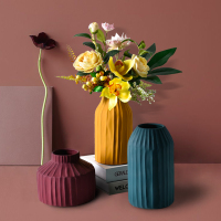 北欧ins风创意陶瓷干花小花瓶客厅插花家居装饰品摆件