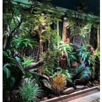 仿真植物墙绿植墙面草皮室内墙壁装饰绿色草坪塑料假花形象背景墙|墨绿色02款