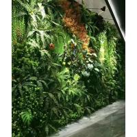 仿真植物墙绿植墙面草皮室内墙壁装饰绿色草坪塑料假花形象背景墙|浅黄色014款