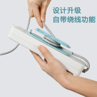 创意壁挂排插固定器 墙上免打孔插座插线板理线器收纳神器