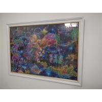 拼图框1000片复古相框300500片拼图相框3djp拼图框2000片画|白金 2000片97*69cm