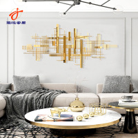 轻奢客厅创意金属墙面挂饰沙发背景墙装饰挂件铁艺壁饰