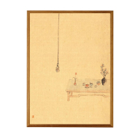 柚木m画框尺寸相框装裱照片原木框挂墙字画木质|不加卡纸 内尺寸50*70CM