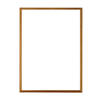 柚木m画框尺寸相框装裱照片原木框挂墙字画木质|加卡纸整张不开孔 内尺寸60*80CM