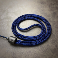 檀木吊坠挂绳米兰绳黑项链绳男女款翡翠玉佩吊坠配绳平挂件绳|藏青色4mm周长68cm