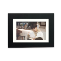 四字弟弟易烊相框摆件mo卡装裱千纸鹤礼物送女生努力来见我|黑色A款 10寸