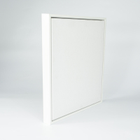 免装裱油画框成品装饰画框外框带内框绷画布绘画|白色 50X100cm[内框尺寸含内框画布]