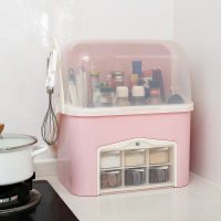 厨房调味料收纳盒置物架放盐味精装酱油醋用品组合套装家用多功能