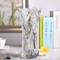 欧式玻璃花瓶 厚重款富贵竹百合康乃馨花瓶 创意客厅餐厅摆件