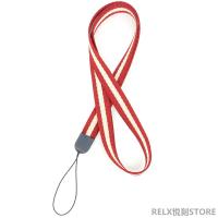 relx悦刻挂绳一二三四代无限通用挂脖保护防丢yueke金属项链|棕白棕款+2个硅胶圈