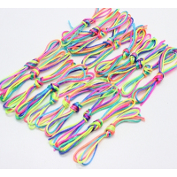 编头发的彩绳子彩色编发云南辫子脏辫发饰女韩国头饰网红绑头|渐变色20根品质保证