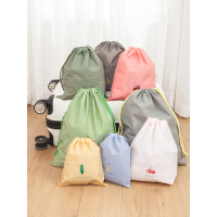 玩具抽绳束口拉绳收口小布袋子防水便携旅行收纳袋放内衣裤收纳包
