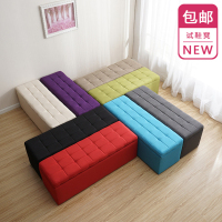 服装店沙发凳长方形穿鞋凳试衣间收纳凳子储物凳可坐换鞋凳长条凳