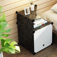 床头柜子简易卧室小型实木迷你家用便宜简约小收纳柜