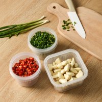 葱花保鲜盒厨房冰箱姜蒜密封盒塑料带盖沥水盒鸡蛋蔬菜水果收纳盒