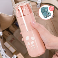 旅行分装瓶洗漱杯便携创意牙膏牙刷套装多功能旅游出差神器洗漱包