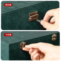 首饰盒大容量家用欧式奢华超大多功能项链耳饰耳钉耳环收纳盒