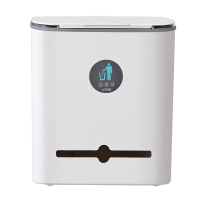 厨房垃圾桶带盖家用橱柜门壁挂式厕所卫生间客厅悬挂创意收纳纸篓