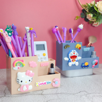 创意时尚可爱卡通儿童学生文具收纳盒网红ins大容量办公桌面