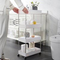 浴室置物架可移动马桶储物架洗手间卫生间用品大全收纳神器免打孔