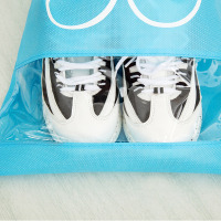 装鞋的收纳袋旅行鞋子袋鞋套鞋罩鞋包整理抽绳束口袋旅游袋子透明