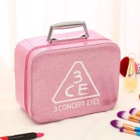 少女心化妆包小号便携韩国简约可爱大容量收纳盒品化妆箱网红手提