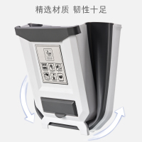 厨房垃圾桶挂式折叠家用悬挂橱柜门壁收纳桶大号厨余垃圾桶可车载