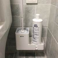 马桶刷置物架壁挂式架子洗手间厕所浴室卫生间收纳神器免打孔刷子