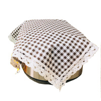 电饭煲防尘罩电饭锅罩蕾丝布艺茶具碗柜厨房收纳箱盖布锅具盖巾