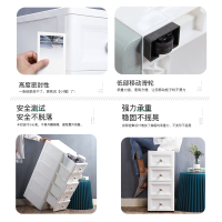 20/30cm宽收纳柜子厨房夹缝置物架储物柜窄条缝隙柜抽屉式收纳箱