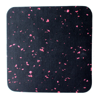 通用lg滚筒洗衣机防滑垫子防震固定底座洗衣机垫减震垫橡胶防震垫|60X70CM/4mm厚玫红点[特惠]