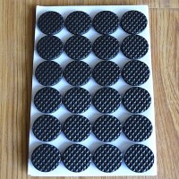 橡胶桌椅脚垫加厚凳子脚垫保护套减震静音防滑桌子椅子家具保护垫|小圆192个装(直径2cm)