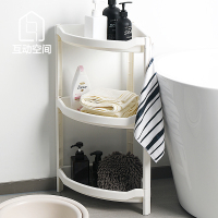 浴室置物架卫生间脸盆架厕所储物架洗手间收纳架子塑料三角架落地
