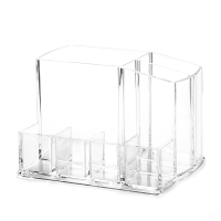 透明亚克力化妆刷眉笔粉刷口红收纳筒桶桌面整理化妆品收纳盒