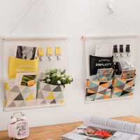 牛津布艺壁挂收纳袋墙上挂袋挂墙挂式门后多层墙面手机置物储物袋