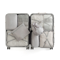 旅行收纳包套装分装行李箱收纳袋防水旅游整理包内衣衣服便携袋子