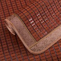 天成夏季沙发垫麻将坐垫巾罩套凉席防滑全包全盖夏天欧式凉垫|天然碳化宽边衬底(双线) 55*100