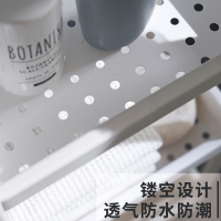 浴室置物架卫生间厕所落地多层收纳架子三角架洗手间夹缝用品大全