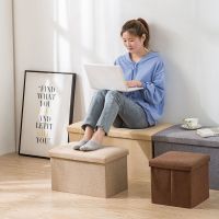 沙发凳子长方形收纳凳子长条储物凳多功能换鞋凳家用收纳箱可坐人