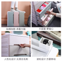42/57宽欧式抽屉收纳柜子宝宝简易衣柜儿童玩具塑料整理箱五斗柜