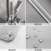 收纳袋挂袋墙挂式门后多层布艺挂兜整理袋宿舍储物袋杂物收纳神器