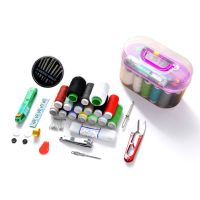 针线手工针线盒套装手工缝纫家用百宝箱便携多功能收纳盒