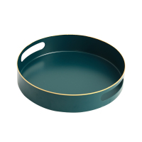 北欧ins梳妆台桌面护肤化妆品收纳托盘香水口红盒旋转置物架轻奢